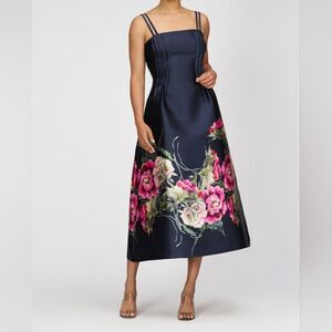 Kay Unger Margot Tea Length Dress